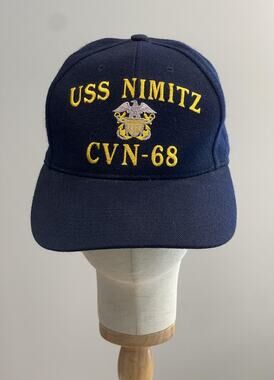 The Corps Hat Cap Baseball Mens One Size Blue Cotton Twill Adjustable Casual USA